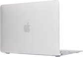 Macbook 12 inch case van By Qubix - Transparant (mat) - Macbook hoes Alleen geschikt voor Macbook 12 inch (model nummer: A1534, zie onderzijde laptop) - Eenvoudig te bevestigen macbook cover!