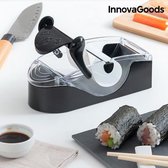 InnovaGoods Sushimaker - Sushi - sushi set - Zwart - Handleiding met 4 Recepten - polypropyleen