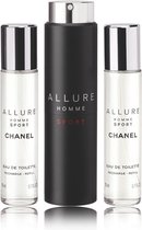 Chanel Allure Homme Sport 3 x 20 ml - Eau de Toilette - Herenparfum - Navulbaar