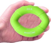 2 STUKS MAXSOINS MXO-009898 Siliconen Vinger Oefening Grip Apparaat Olijfvorm Revalidatie Vingerknuifapparaat, Specificatie: 20LB (Groen)