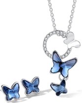 Hanger Dames T400 Jewelers Vlinders Blauw (Gerececonditioneerd C)