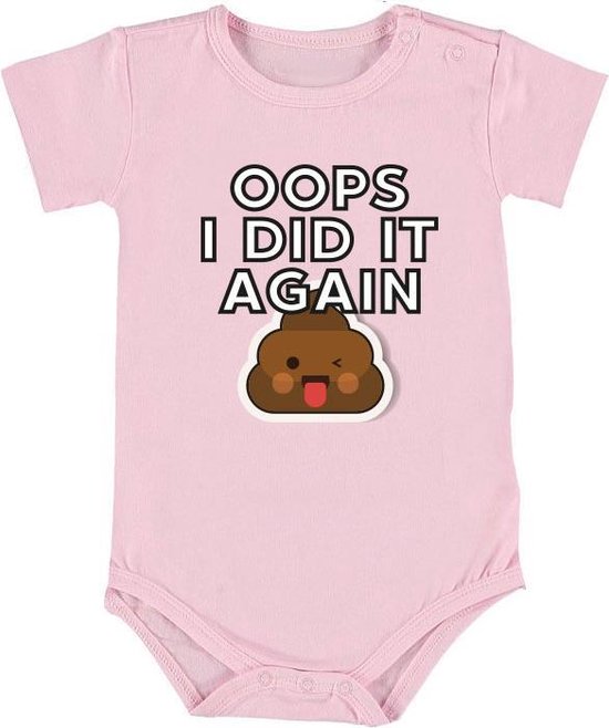 Oups, je l'ai encore fait (caca) Bébé Romper | barboteuse | naissance | cadeau | fille