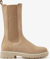 VIA VAI Alexis Zahir Chelsea boots dames - Hoge Laarzen - Beige - Maat 40