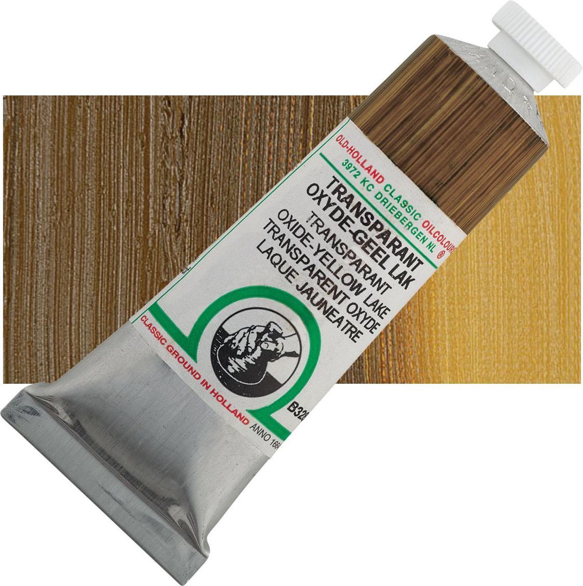 Old Holland Hoge Kwaliteit Olieverf 40 ml - Transparant Oxide-Geel Lak (B328)