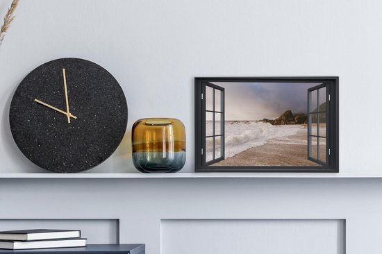 Peintures sur Toile See Through - Mer - Plage - 30x20 cm - Décoration murale