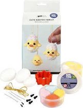 Schattige Paasfamilie, boetseren, 1 set