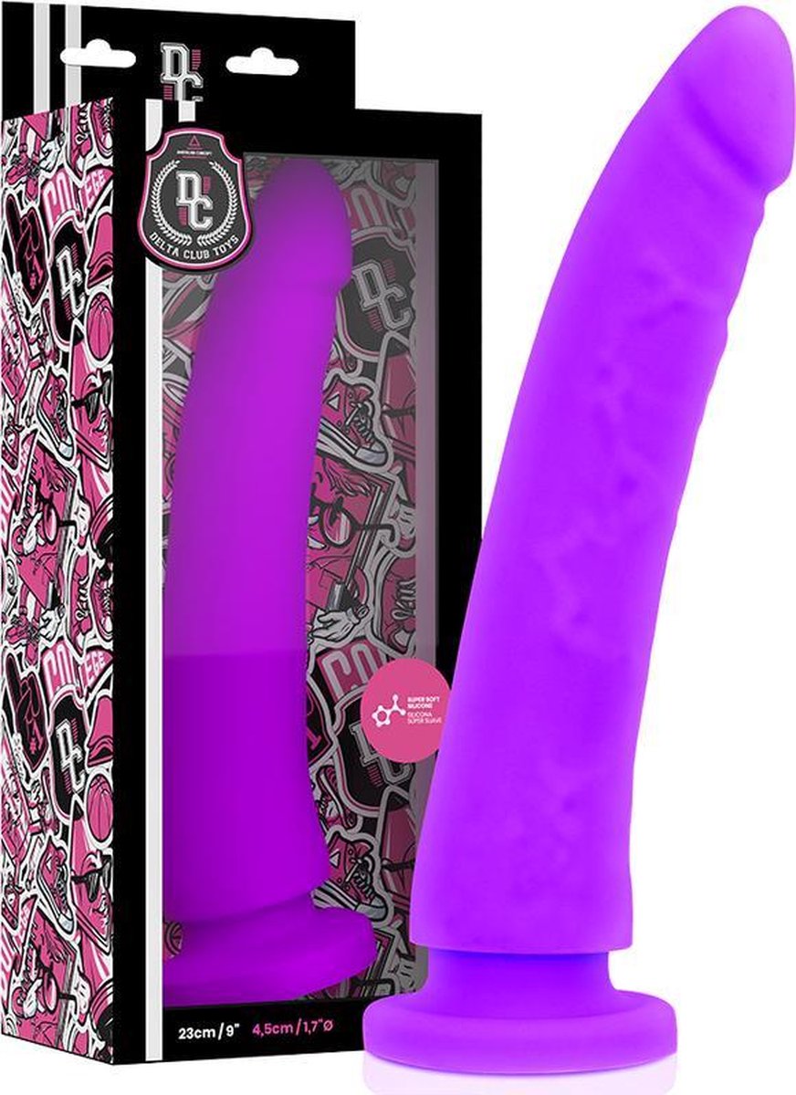Goedkoopste DELTACLUB | Delta Club Toys Dong Purple Silicone 23 X 4.5 Cm