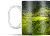 Mok - Landschap met rijstvelden in Bhutan - 350 ml - Beker