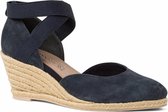 Tamaris Dames Keilpumps 1-1-24429-26 805 blauw F1/2-Schoenbreedte Maat: 37 EU