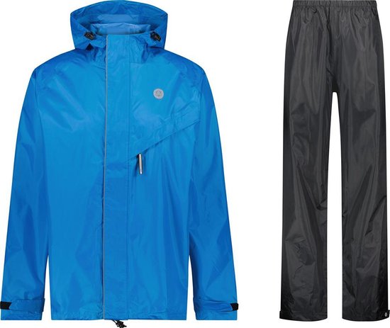 AGU Passat Regenpak Essential - Blauw - L - Dames & Heren - Waterdicht