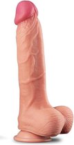 Lovetoy - Realistische XXL Dildo Met Zuignap - 25 cm - Beige