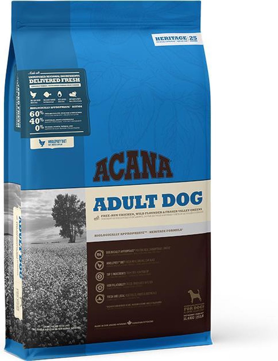 Acana HERITAGE Adult Dog 11.4 kg. | 11.4 kilogram