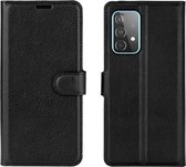 Samsung Galaxy A52s 5G Hoesje - Mobigear - Classic Serie - Kunstlederen Bookcase - Zwart - Hoesje Geschikt Voor Samsung Galaxy A52s 5G