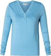 IVY BEAU Novah Jersey Shirt - Blue - maat 46