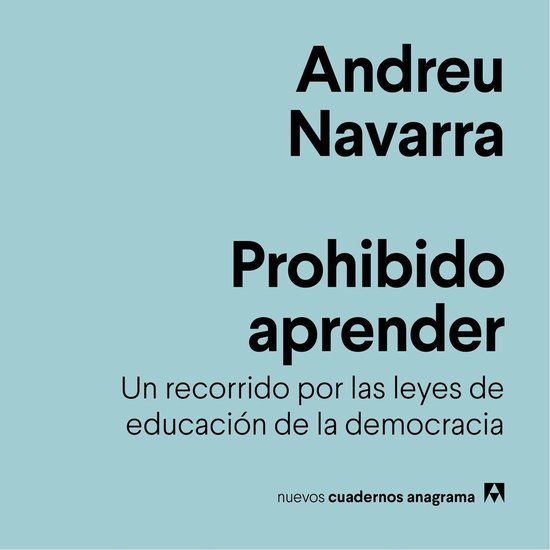 Prohibido aprender - cover