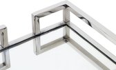 - centerpiece aluminium mirror 20x20x5 chromed - aluminium