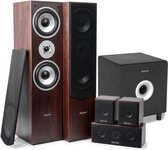Fenton 5.1 home cinema surround walnoot speakerset 1300W met 8 subwoofer