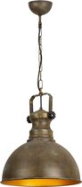 Industriële vintage hanglamp - koper met goud 40 cm - Montero
