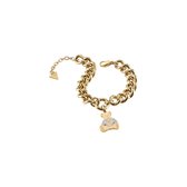 Guess Damen-Armband Edelstahl Swarovski-Kristall L Goud 32015826