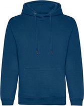 Organic Hoodie Maat M (Inkt Blauw)