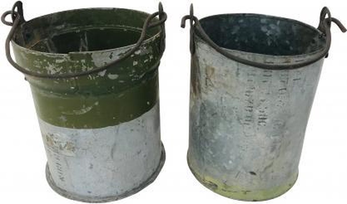 Goedkoopste Oud ijzeren emmer - D19H28cm