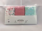 Promise - Sweet Basics Brief 3-Pack Rosa - maat M - Groen,Roze