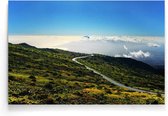 Walljar - Road view - Muurdecoratie - Poster