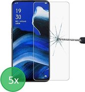 Geschikt Voor: Oppo Reno2 Z - 5x Screenprotector - screen protector - glas - bescherm - beschermglas