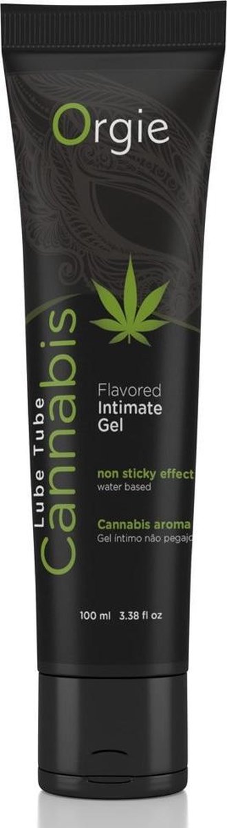 Goedkoopste Orgie - Lube Tube Intieme Gel met Smaak Hennep 100 ml