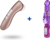 Satisfyer Pro 2 - Clitorisstimulator + Crazy Rabbit Vibrator - Tarzan Vibrator