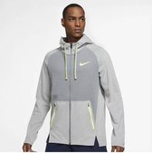 Nike Therma Fit heren casual sweater grijs dessin