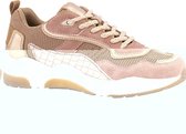 graceland Nude chunky sneaker crocoprint - Maat 34