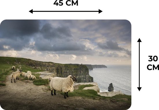 Set de table - Moutons en Irlande - 45x30 cm - 6 pièces