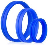 Penisring The Screaming O Ring Pro Set 3 Blauw (3 pcs)