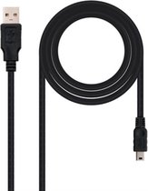 Kabel USB naar Mini USB NANOCABLE 10.01.0400