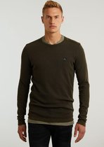 Chasin' Trui BASAL WASHED - GROEN - Maat L