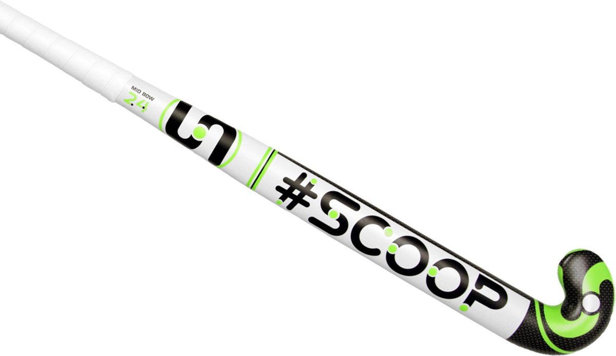 Scoop #25 Hockeystick - Mid Bow - 100% Carbon - Hockeystick Senior - Outdoor - 36,5 Inch