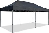 Easy up partytent 3x6m - Professional | PVC gecoat polyester | Blauw -  | Frame: Aluminium | Hex 50