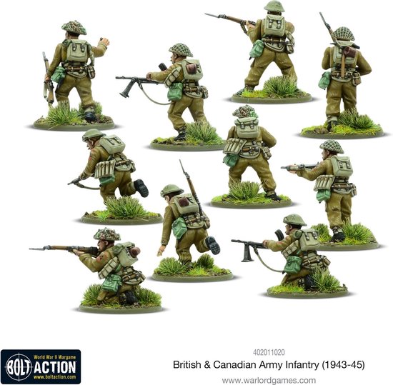 Thumbnail van een extra afbeelding van het spel British & Canadian Army infantry (1943-45)
