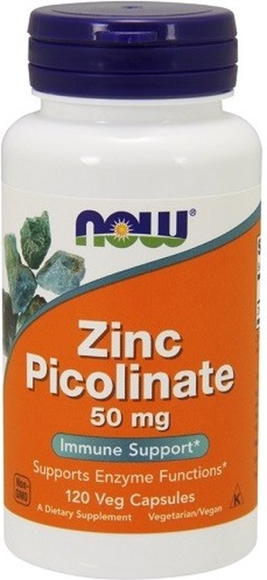 NOW Foods - Zinc Picolinate 50mg - (120 capsules)
