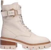 Notre-V An1400 Veterboots - Laarzen Met Veters - Dames - Wit - Maat 37