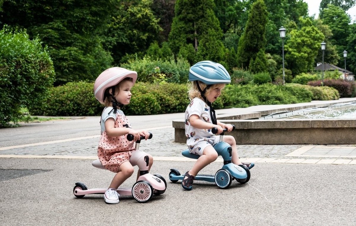 Scoot & Ride Highwaykick 1 – 2-in-1 Kinderstep – Loopfiets en Step in Één – Zonder Gereedschap Ombouwbaar – Veilig en Stabiel – Steel — afbeelding 13