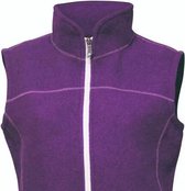 Ivanhoe dames vest Beata boiled wol - sportief en heerlijk warm - Paars