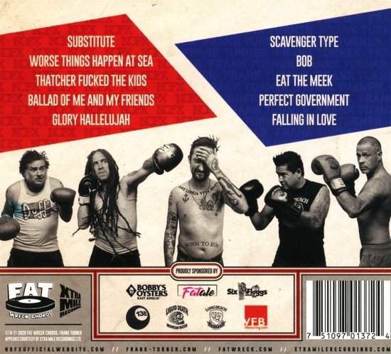 NOFX vs Frank Turner - West Coast Vs. Wessex (CD), NOFX vs Frank