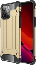 Apple iPhone 13 Pro Max Hoesje Shock Proof Hybride Back Cover Goud