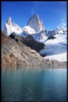 Walljar - Fitz Roy - Muurdecoratie - Poster met lijst