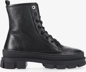 Tango | Romy welt new 2-a black leather biker boot - black sole | Maat: 42