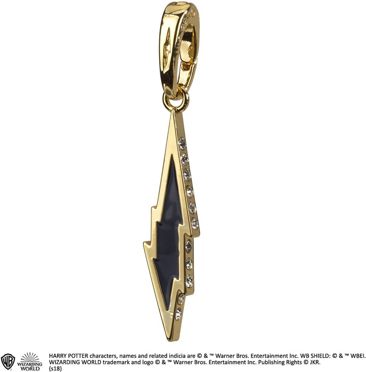 Noble Collection Armbandbedel Harry Potter: Lumos Charm Lightning Bolt