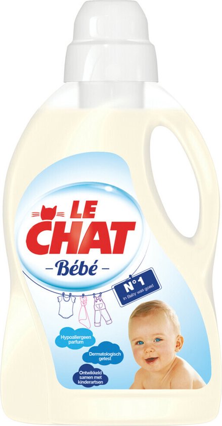 Le Chat Baby Gel - Vloeibaar Wasmiddel - 30 wasbeurten