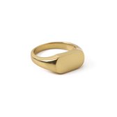 Orelia LUXE Dames Ring Gouden plating;Zilver - Goudkleurig - 18.00 mm / maat 57